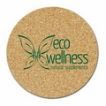 All Natural 4" Circle Cork Coasters